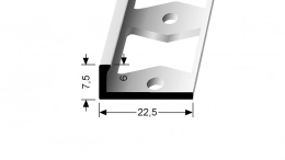 Ukončovací profil L 6 mm Küberit 307 G