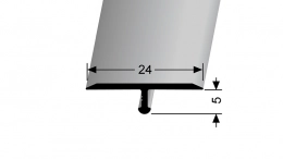 Přechodový profil T 24 mm Küberit 295
